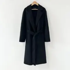 美品✨JOSEPH ジョゼフ　ダブルフェイスカシミヤロングコート ブラック　36のサムネイル