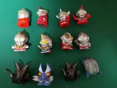 未使用美品　ウルトラマンフィギュア8種+怪獣セット　送料込み
