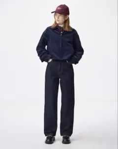 GU XSサイズ　ハイライズストレートジーンズ