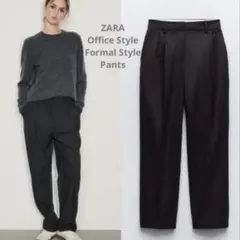 ZARAオフィススタイルフォーマルスタイルパンツ