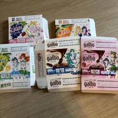 セーラームーン 明治コラボ　箱のみ５種コンプセット
