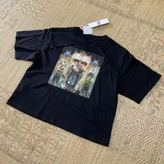 新品 gu マイケルジャクソン 半袖 グラフィックTシャツ メンズ Mサイズ 黒