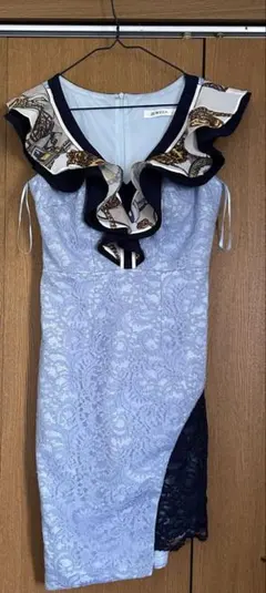 JEWELS レースドレス 水色 結婚式 パーティー　キャバ　クラブ