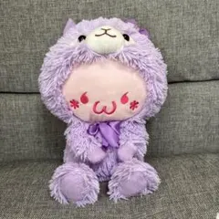 顔文字　アルパカ　ぬいぐるみ