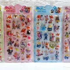 ズートピア キャラクターシール 3シートセット