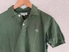 70s CHEMISE LACOSTE ラコステ 鹿の子 ポロシャツ 文字ラコ