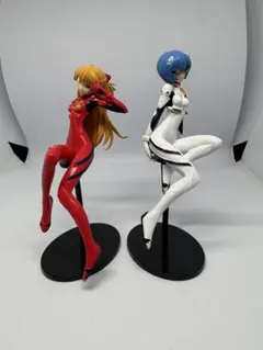 エヴァンゲリオンヤングエース付録　レイ、アスカ2体セット