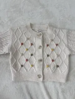 coloco カーディガン 80 アイボリー