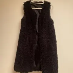 リシェグラマー　ファー風ロングベスト
