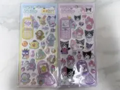 【正規品】マイメロ クロミ　サンリオキャラクター　平成はっぴーフォンシール　2点