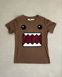 オリジナル 00s y2k どーもくん Domo-kun Tシャツ ブラウン L - メルカリ