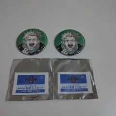 呪術廻戦　トレーディングAni-Art マット缶バッジ　狗巻棘　２点セット