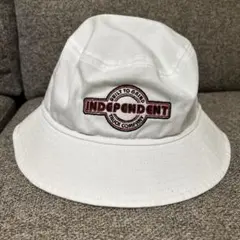 INDEPENDENT バケットハット ホワイト M/S