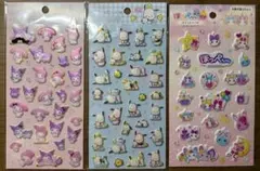 サンリオ　ぷくっとシール　マイメロ　クロミ　ポチャッコ　ほっぺちゃん