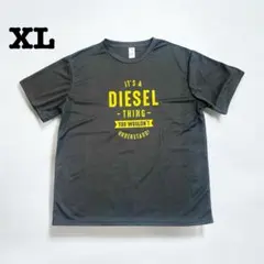 DIESEL Tシャツ XL グレー ロゴプリントのサムネイル