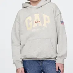 GAP ギャップ パーカー グレー TIMES SQUARE