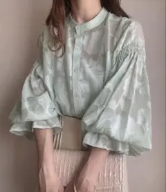 MAYC Monet oil painting mesh shirt 花柄 - メルカリ