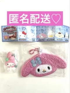 サンリオ　mini miniラグマット & マイメロディ キーホルダー