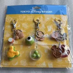 ☆新品未開封 ディズニー パークフード キーホルダー ミニチュア フィギュア
