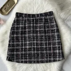 リランドチュール Rirandture ツイードミニスカート【1】チェック 初春