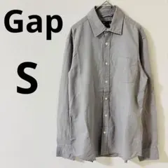 ギャップ　GAP Gap 長袖シャツ　【S】　グレー　麻　リネン　綿　コットン