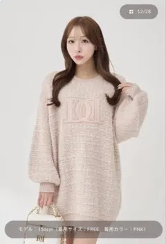 Darich DDロゴツイードニットプルオーバー