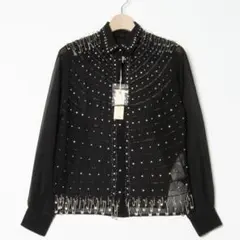 DIESEL ディーゼル 安全ピン 鋲シアーシャツXS ロック 定価58300円のサムネイル