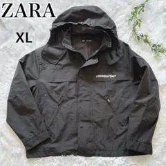 ZARA マウンテンパーカー XL (USA)大きいサイズ オーバーサイズ 黒のサムネイル