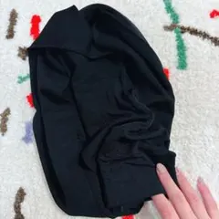 シアー素材　ストッキング　ブラック