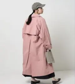5/30まで出品⭐︎FREAKS’ STOREステンカラーコート　ピンク