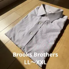 【美品】ブルックスブラザーズ　ストライプ 長袖 ワイシャツ