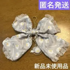 新品未使用品 サンリオキャラクターズ　リボンチャーム　あひるのペックル グレー