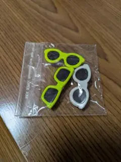 サングラス型デコレーションパーツ3個セット