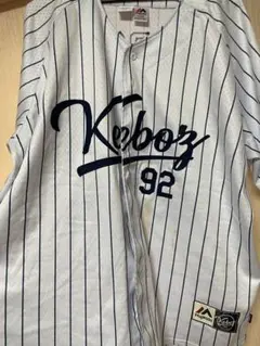 KEBOZベースボールシャツ 新品 KEBOZ Majestic デニム ベースボールシャツ ケボズ - メルカリ