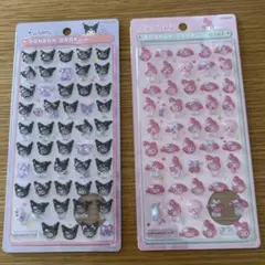 【正規品】ボンボンドロップシール＊クロミ/マイメロ　2枚セット