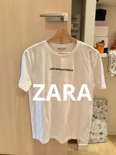 新品 ZARA ホワイト Tシャツ