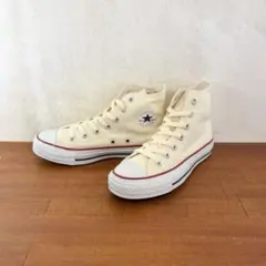 未使用　コンバース　オールスター　22.5センチ　ナチュラルホワイト　キャンバス