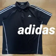 ★adidasアディダス半袖ポロシャツMサイズブラックclimalite