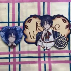 にじさんじ Rose Valentine 花籠つばさ 缶バッジ OS購入特典