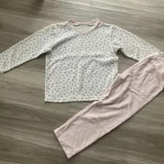 いちご柄コットン長袖パジャマ 130
