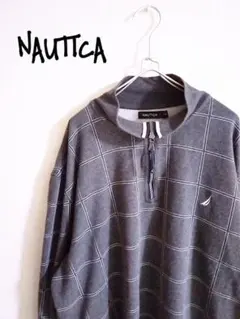 D221966 NAUTICA ハーフジップスウェット