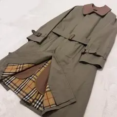 【一枚袖】バーバリーズ　バルマカーンコート 襟ライナー付属 ステンカラーコート