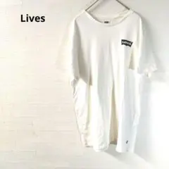 リーバイス　Tシャツ　半袖　白　ロゴプリント　М