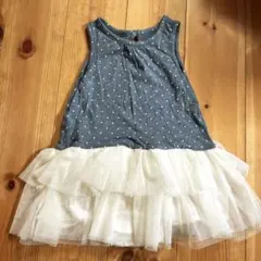 babygapベビーギャップ　チュールワンピース　ロンパース　70cm