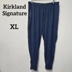 一点もの✨Kirkland 【XL】メンズ ネイビー ジョガーパンツ ネイビー