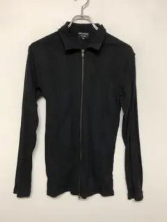 00s 平成 古着 タイトシルエット ダブルファスナー リブニットジャケットのサムネイル