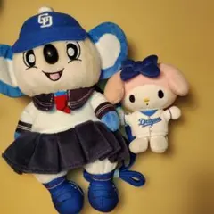 中日 ガールズシリーズ限定グッズ セーラー服ドアラのぬいぐるみ