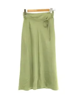 UNITED ARROWS ライトグリーン ロングスカート