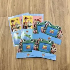 トイストーリー5 シアター限定 입장자 특템 卓上スタンディ クリアカード セット