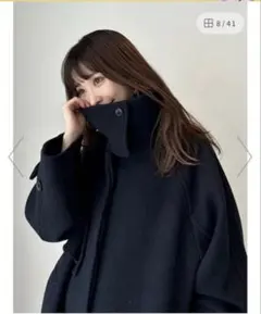 FRAY I.D スタンドカラーバルマカンコート